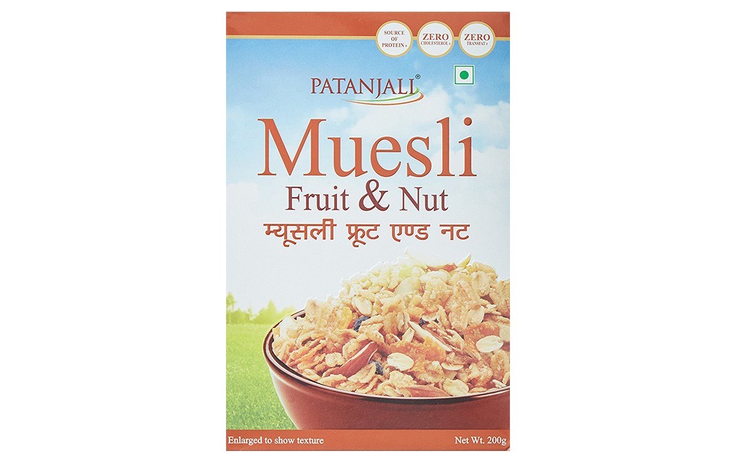 Patanjali Muesli Fruit & Nut    Box  200 grams